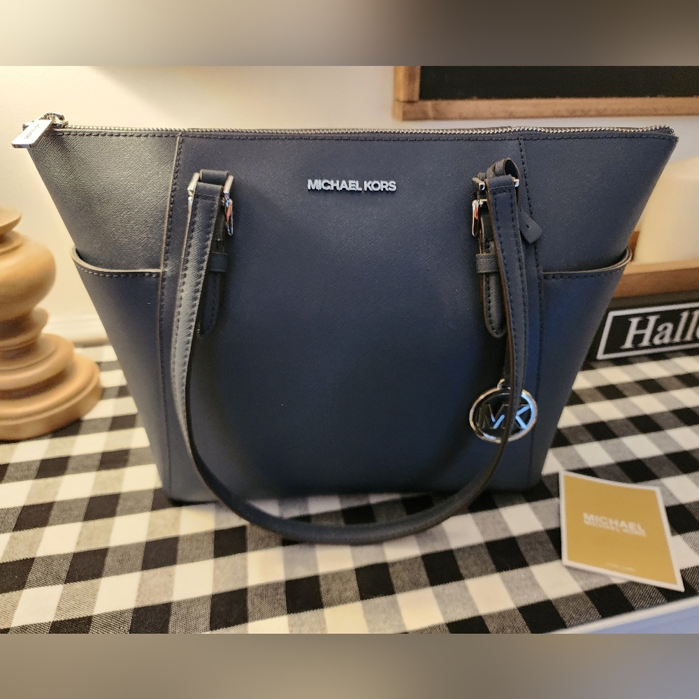 Michael Kors Navy Tote